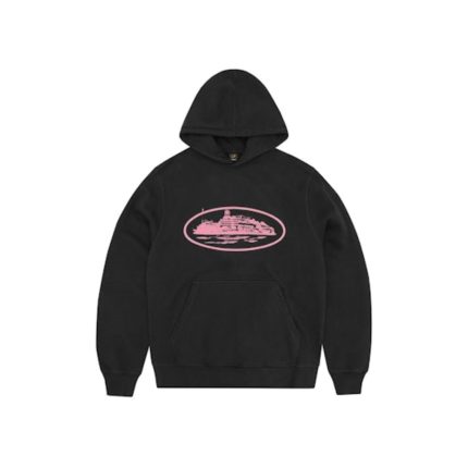 Corteiz Alcatraz V2 Hoodie Black/Pink