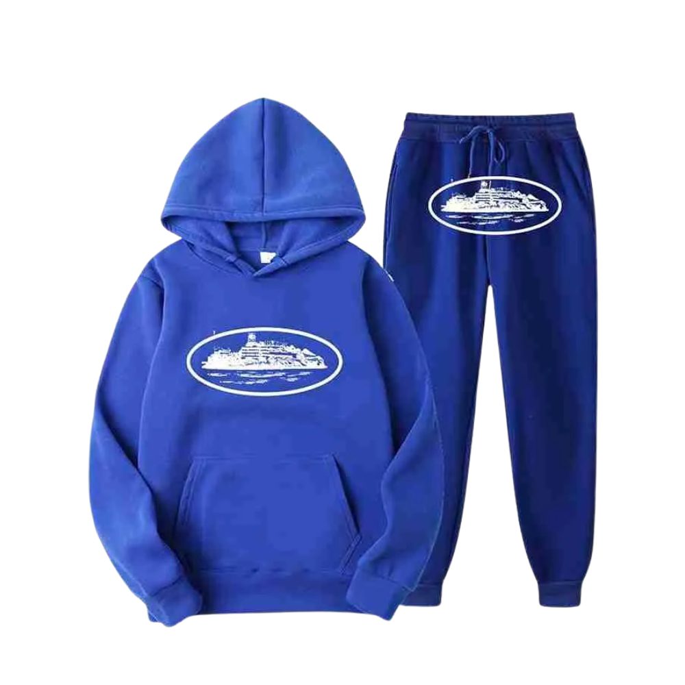 Corteiz Gasolina Royal Blue Tracksuit